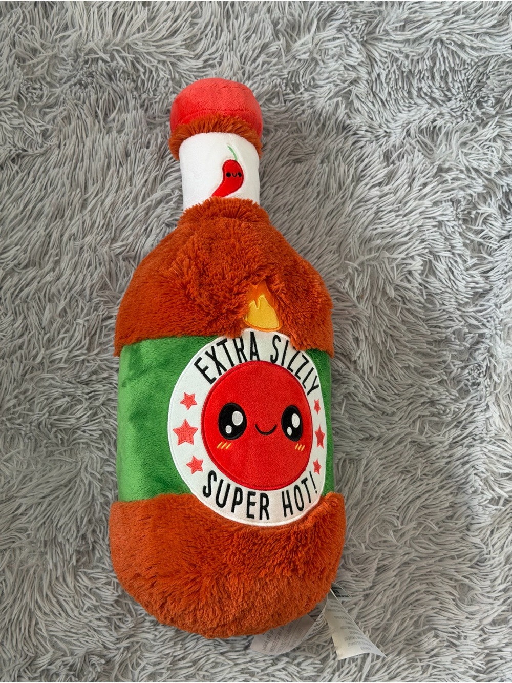 Squishable Brand Extra Sizzly Super Hot Plush Hot Sauce Bottle